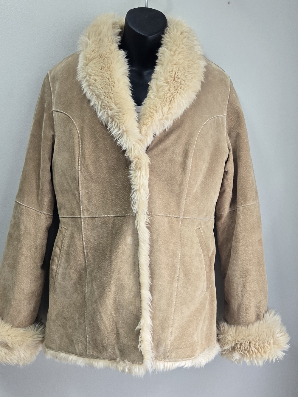 Vintage Wilsons Leather Maxima Suede Jacket Womens M Penny Lane Almost Famous